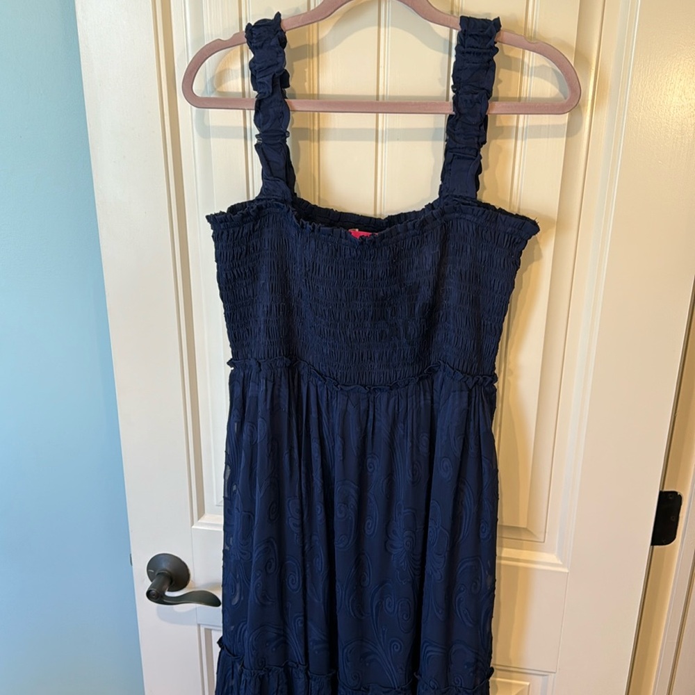 Lilly Pulitzer Navy maxi dress